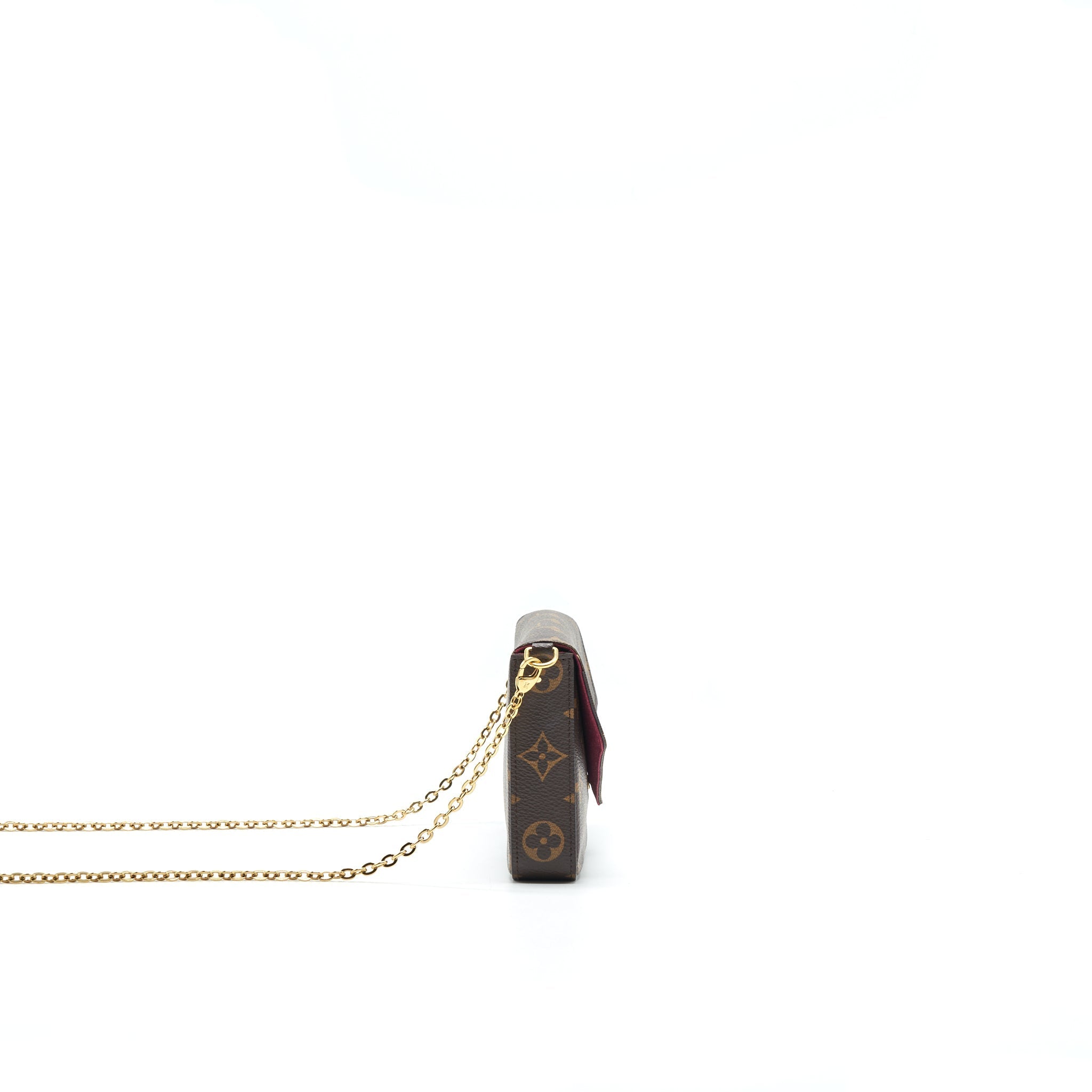 LOUIS VUITTON FELICIE POCHETTE (ZIPPED POCKET LOST)