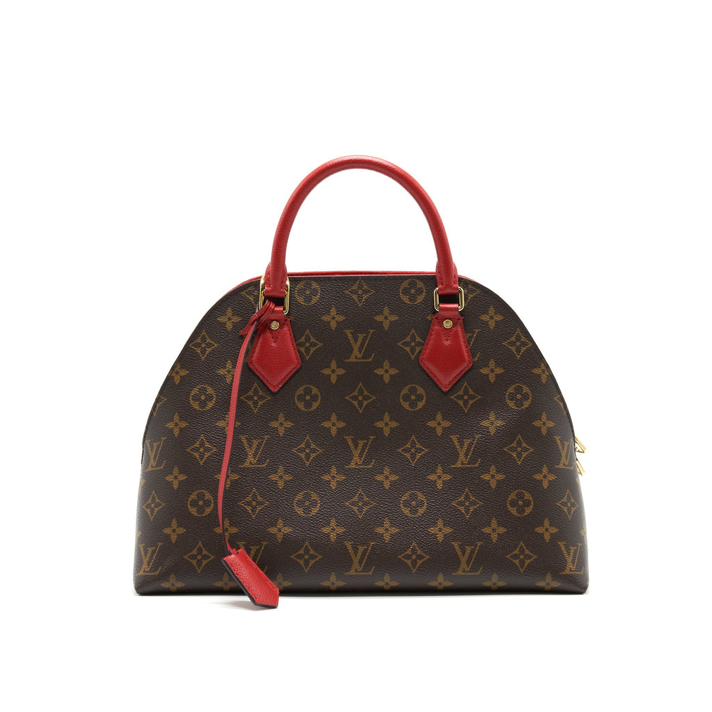 LOUIS VUITTON MONOGRAM CANVAS ALMA B’N’B BAG RED