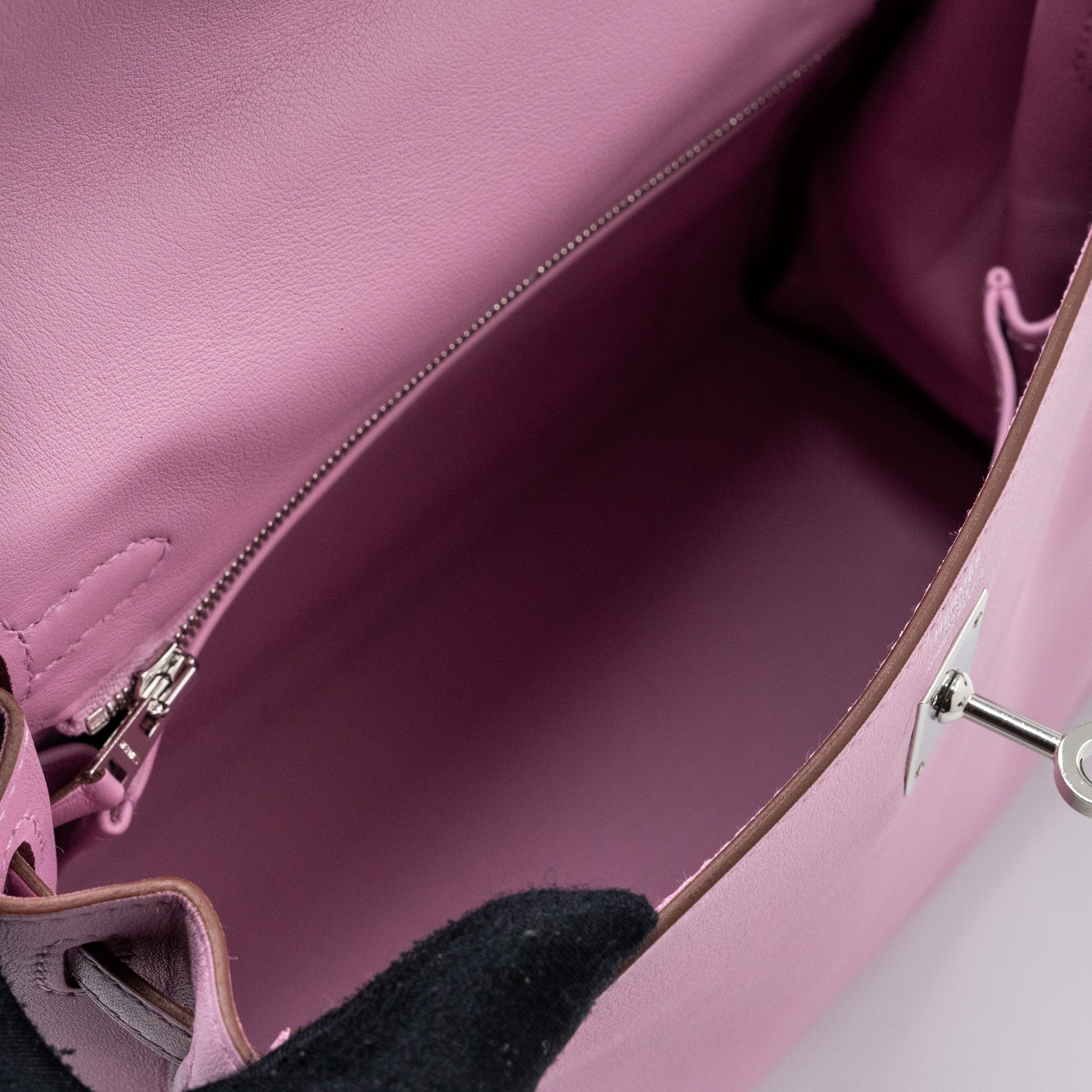 HERMES KELLY 25 SWIFT X9 MAUVE SYLVESTRE SHW