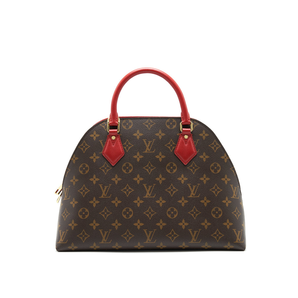 LOUIS VUITTON MONOGRAM CANVAS ALMA B’N’B BAG RED