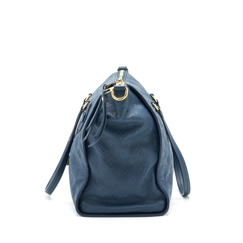 LOUIS VUITTON LUMINEUSE PM MONOGRAM EMPREINTE NAVY GHW