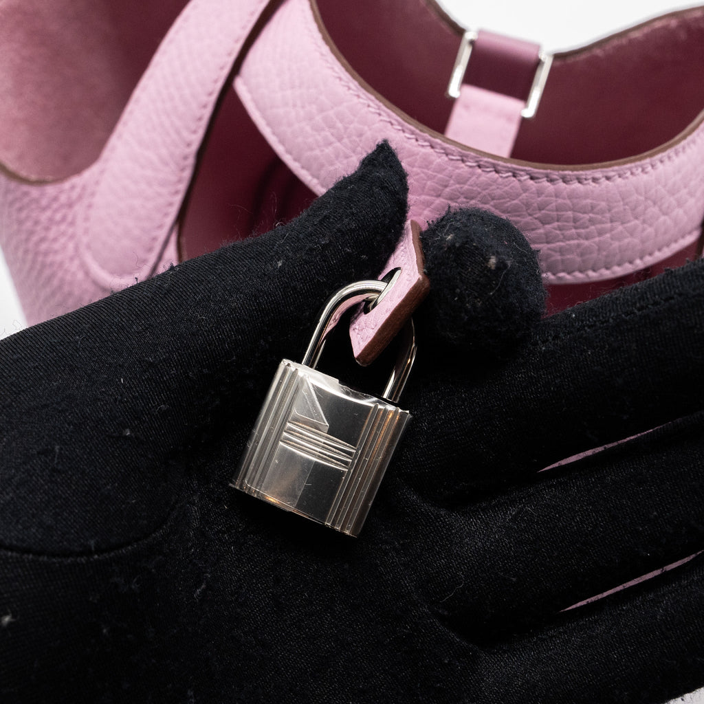 HERMES PICOTIN 18 LOCK BAG CLEMENCE X9 MAUVE SYLVESTRE SHW