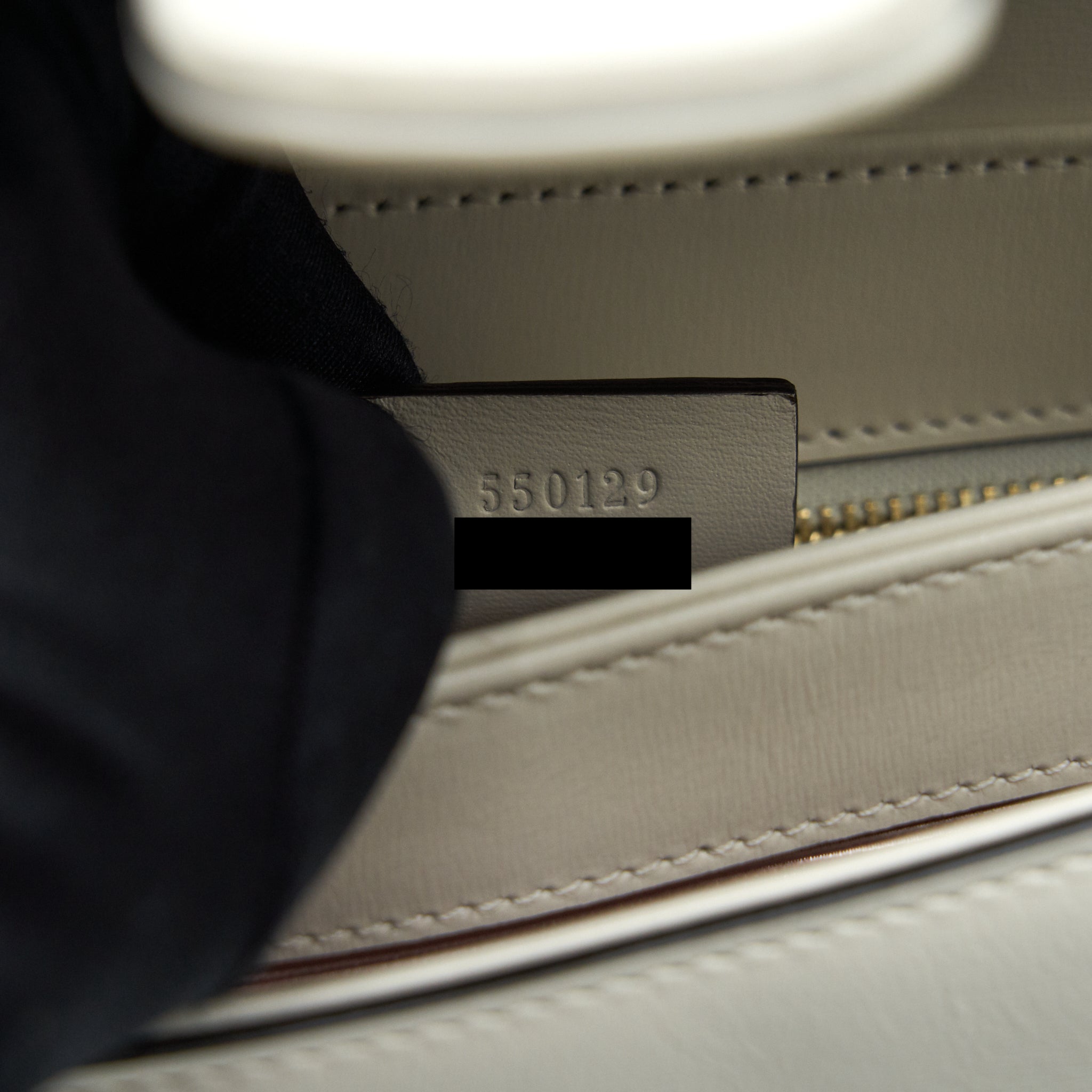 GUCCI SMALL ARLI FLAP BAG CREAM WITH GHW