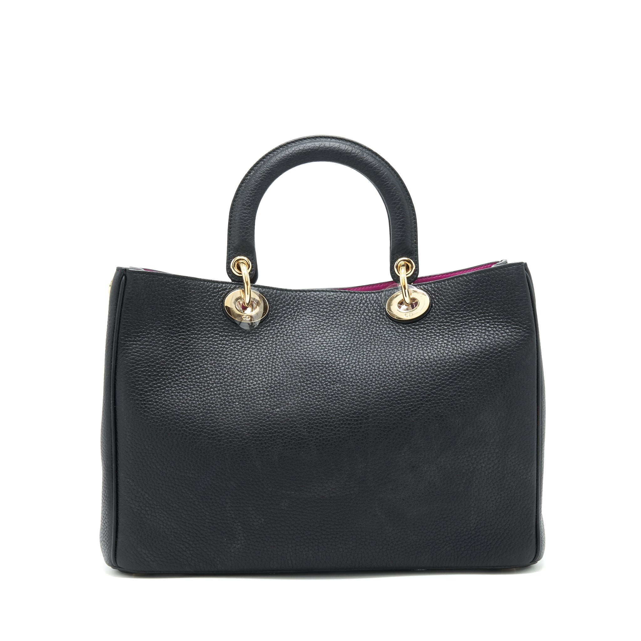 DIOR DIORISSIMO TOTE BAG BLACK LGHW