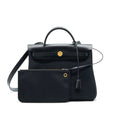 HERMES HERBAG 31 BLACK WITH GHW