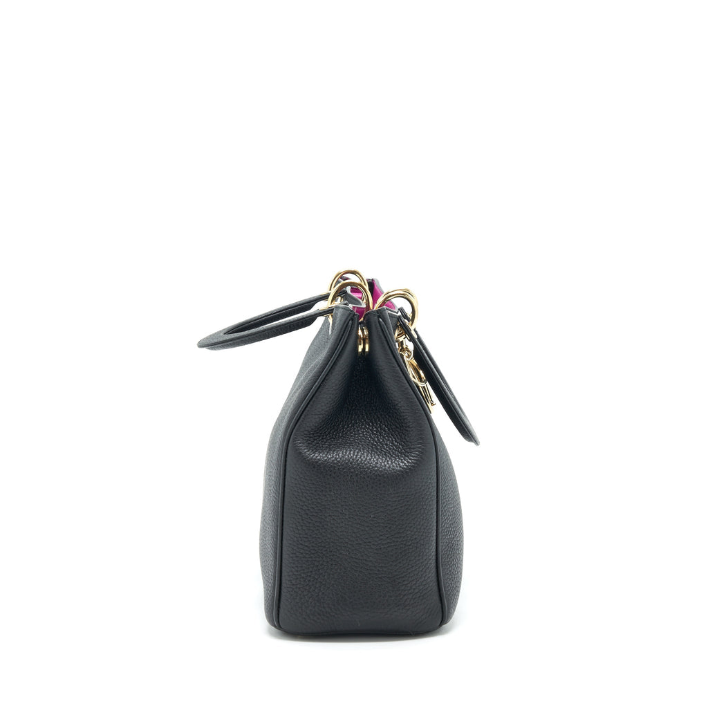 DIOR DIORISSIMO TOTE BAG BLACK LGHW