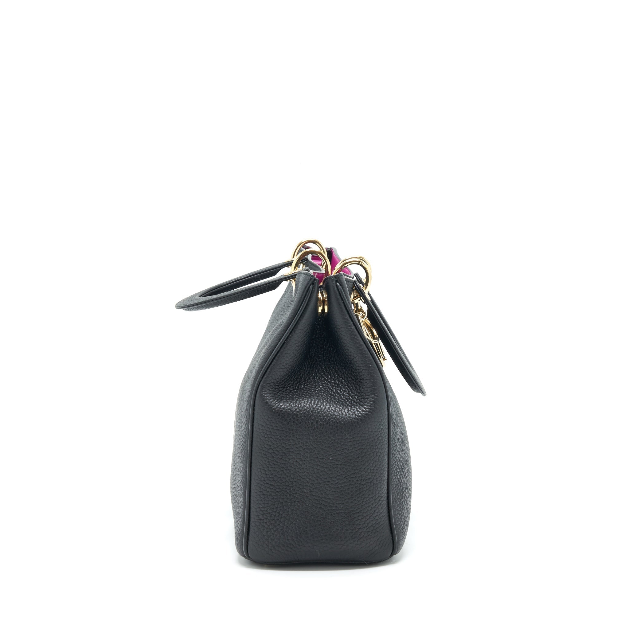 DIOR DIORISSIMO TOTE BAG BLACK LGHW