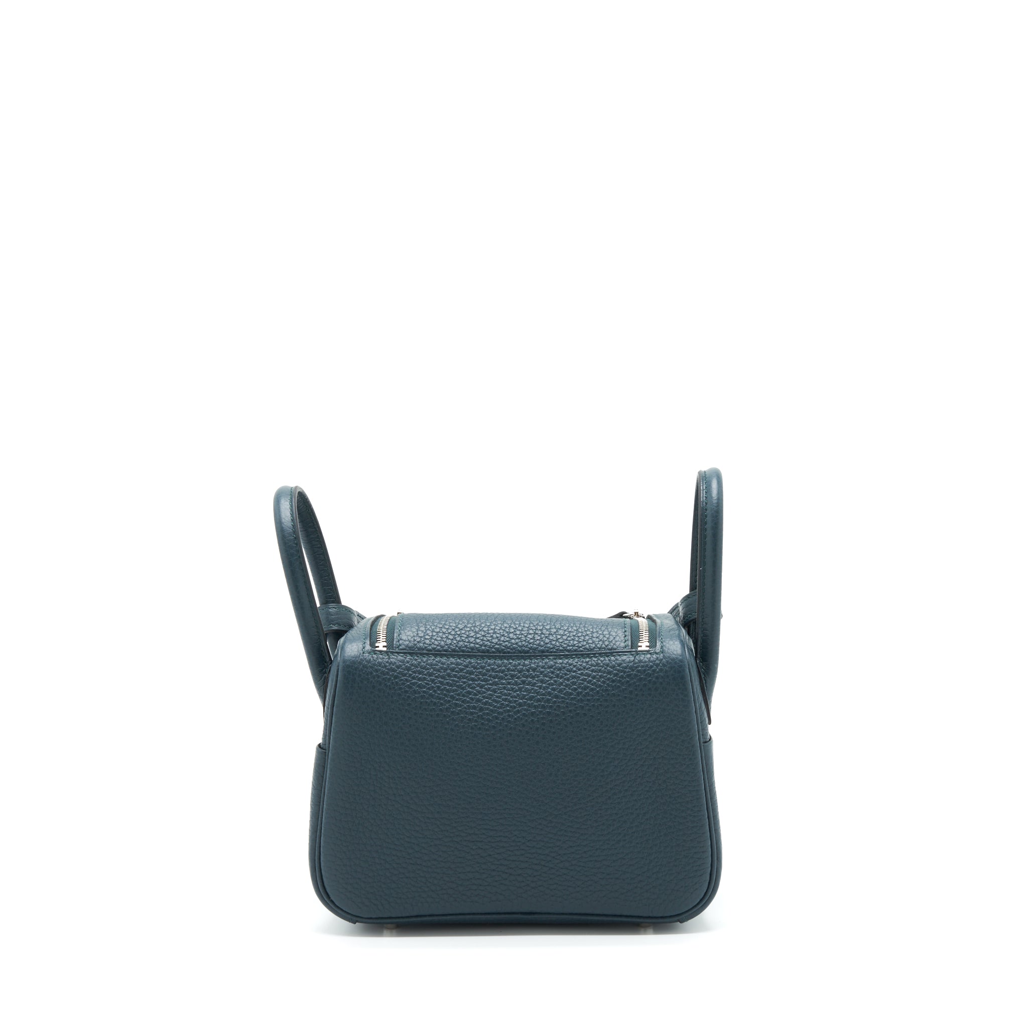 HERMES MINI LINDY CLEMENCE VERT CYPRES SHW