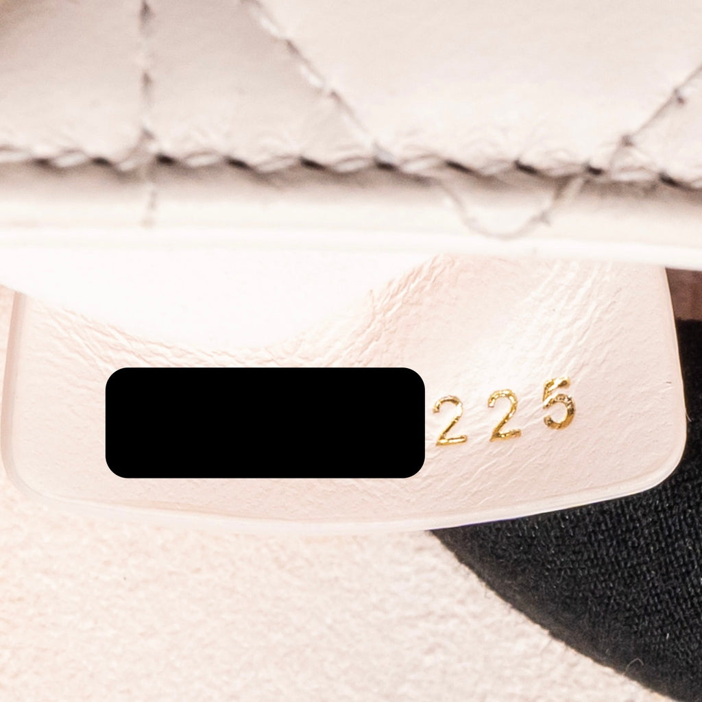 DIOR SMALL LADY D-JOY BAG CANNAGE LAMBSKIN POWDER PINK LGHW