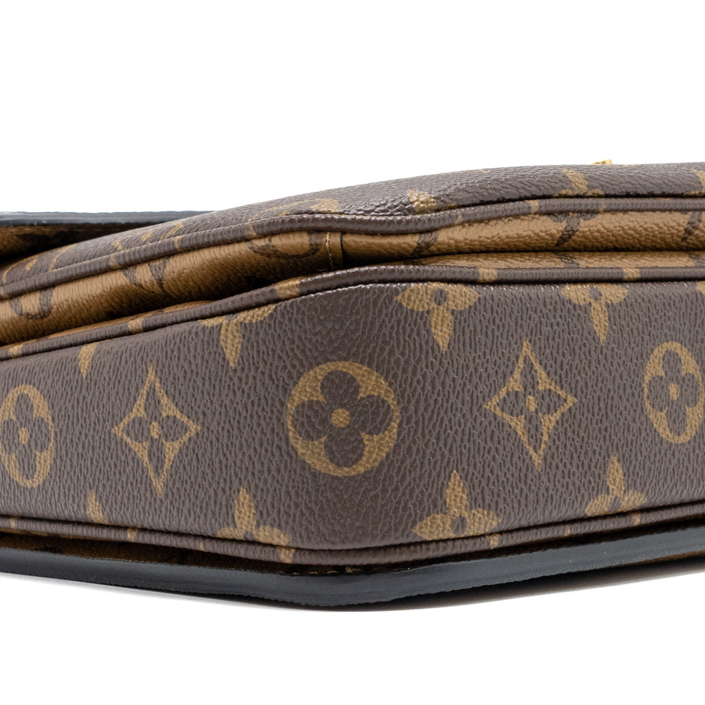 LOUIS VUITTON POCHETTE MÉTIS MONOGRAM REVERSE CANVAS GHW