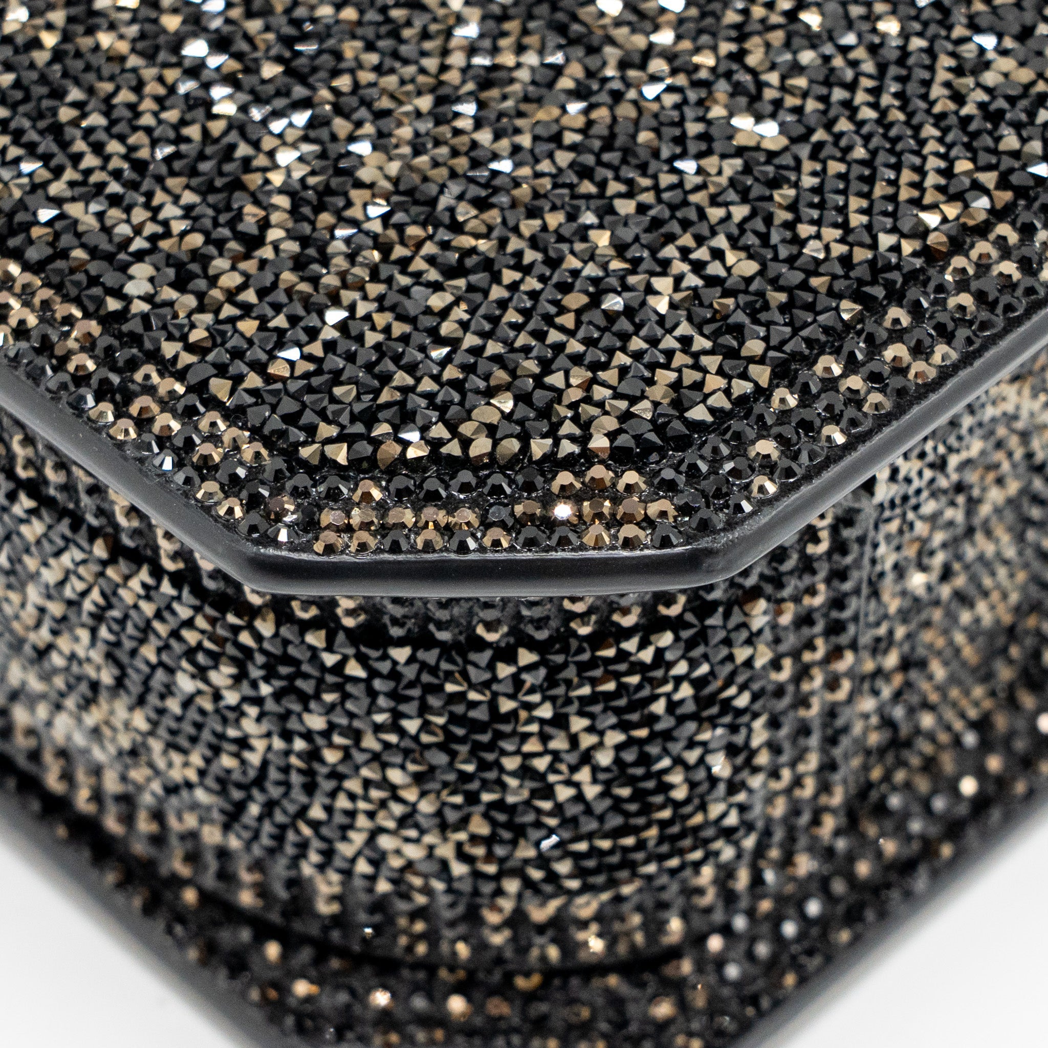 BVLGARI SERPENTINE MINI TOTE BAG CRYSTAL SPARKLE CALFSKIN ANTIQUE BRONZE/GOLD GHW