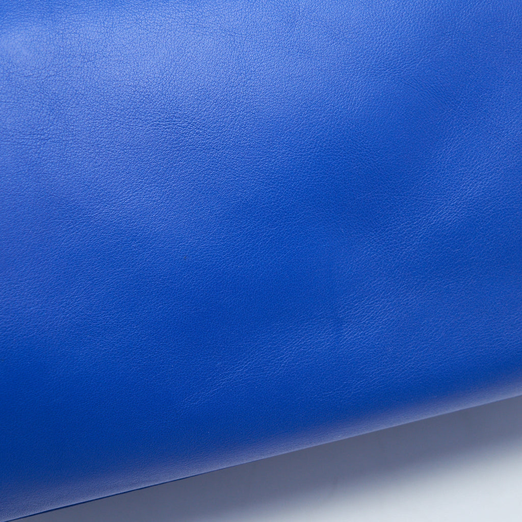 SAINT LAURENT CABAS CHYC TOTE BAG BLUE GHW