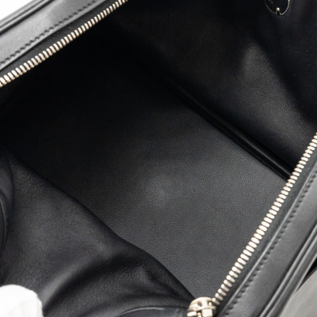 HERMES TOUCH LINDY 30 SWIFT/ALLIGATOR MISSISSIPPIENSIS BLACK SHW