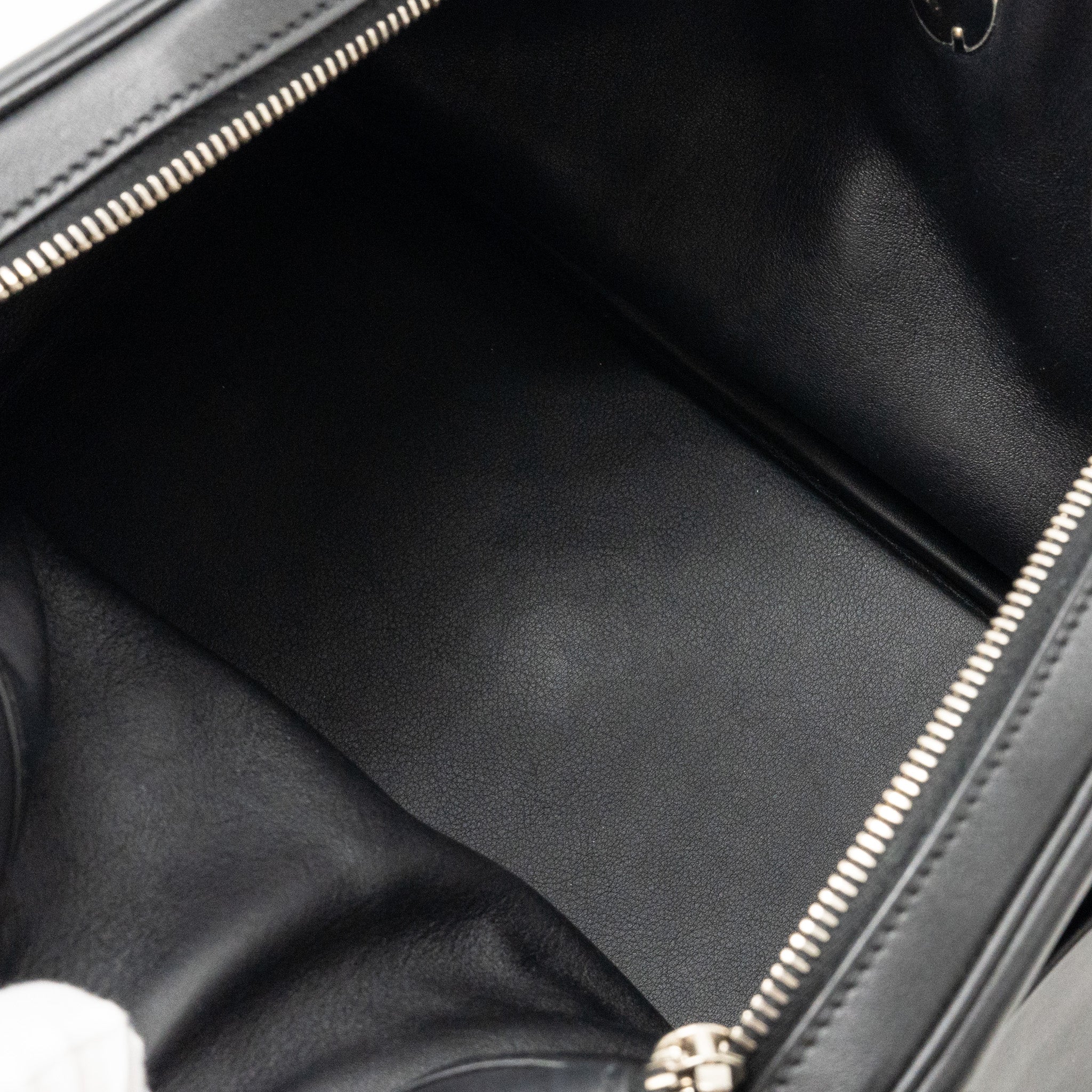 HERMES TOUCH LINDY 30 SWIFT/ALLIGATOR MISSISSIPPIENSIS BLACK SHW
