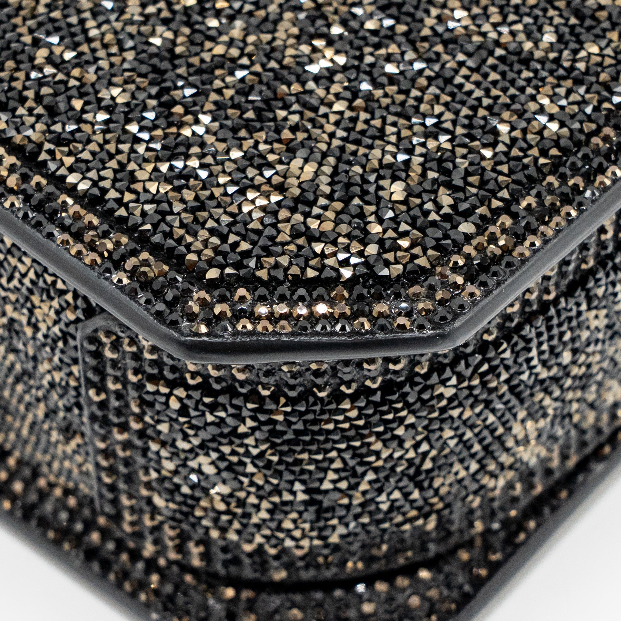 BVLGARI SERPENTINE MINI TOTE BAG CRYSTAL SPARKLE CALFSKIN ANTIQUE BRONZE/GOLD GHW