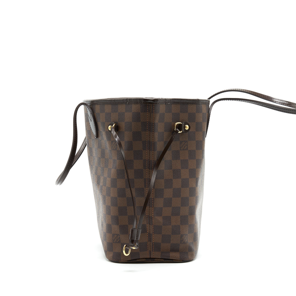 LOUIS VUITTON NEVERFULL MM DAMIER EBENE CANVAS WITHOUT INSIDE POUCH