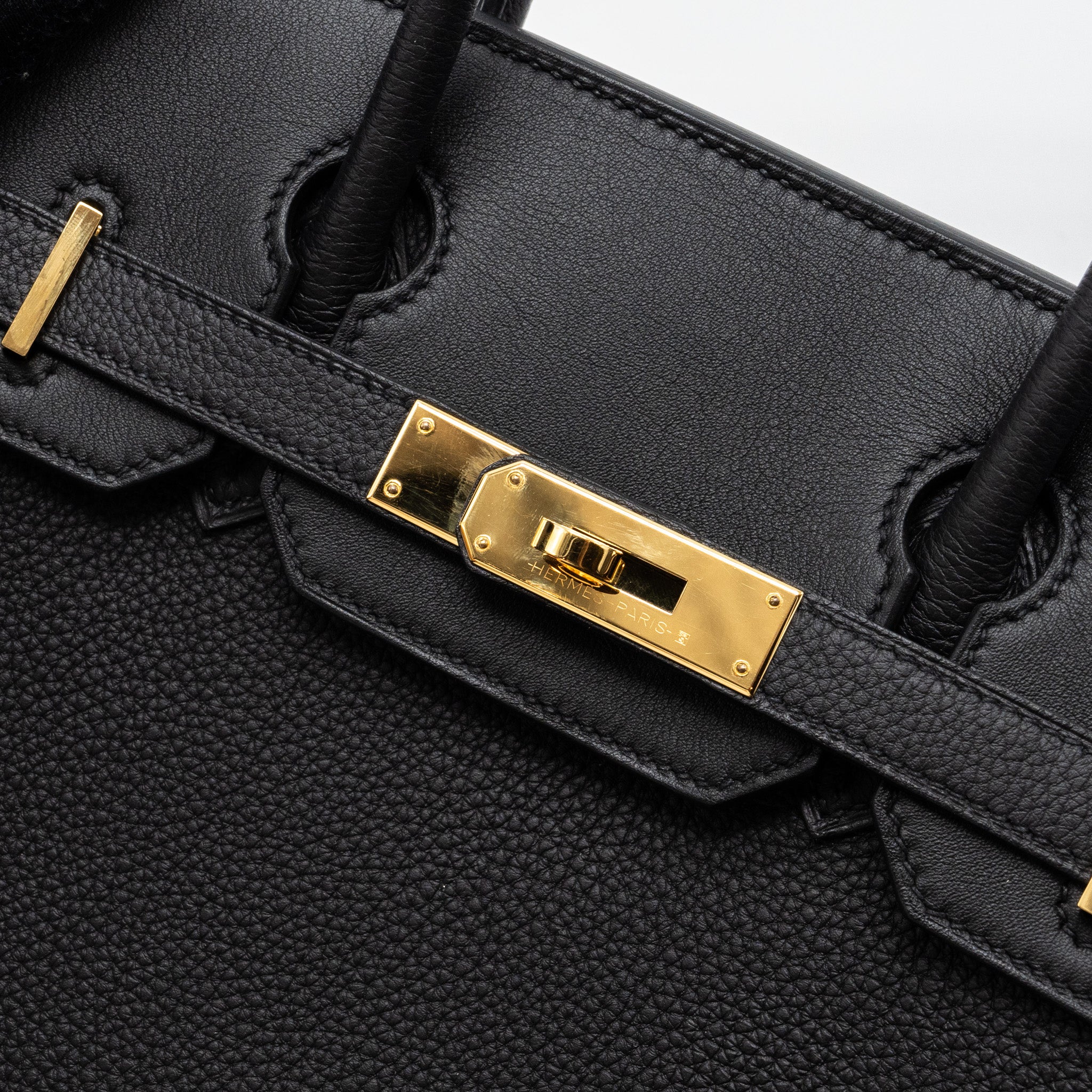 HERMES BIRKIN 30 3 IN 1/ 3 EN 1 TOGO/ SWIFT/ CANVAS BLACK GHW