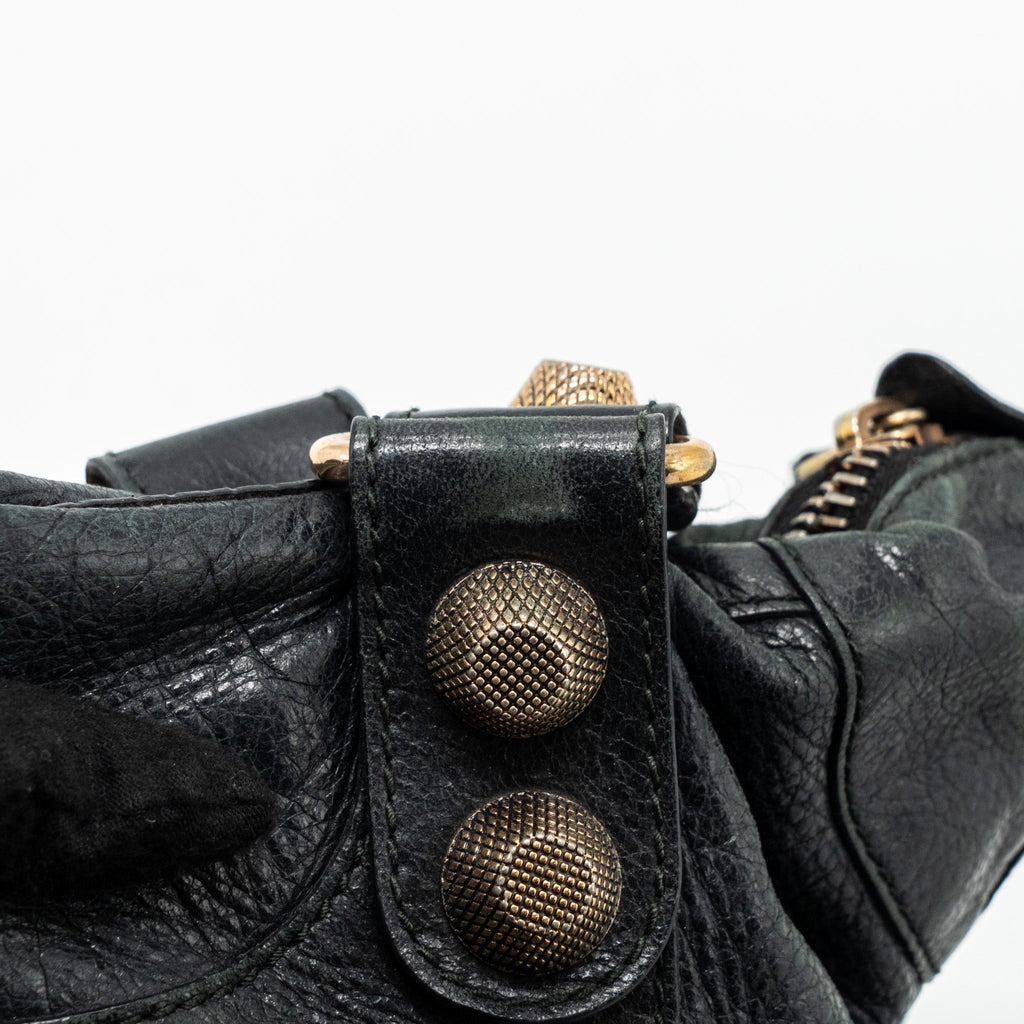BALENCIAGA G21 WORK BAG LEATHER BLACK GHW