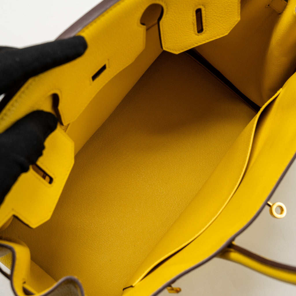 HERMES BIRKIN 30 TAURILLON NOVILLO JAUNE DE NAPLES GHW