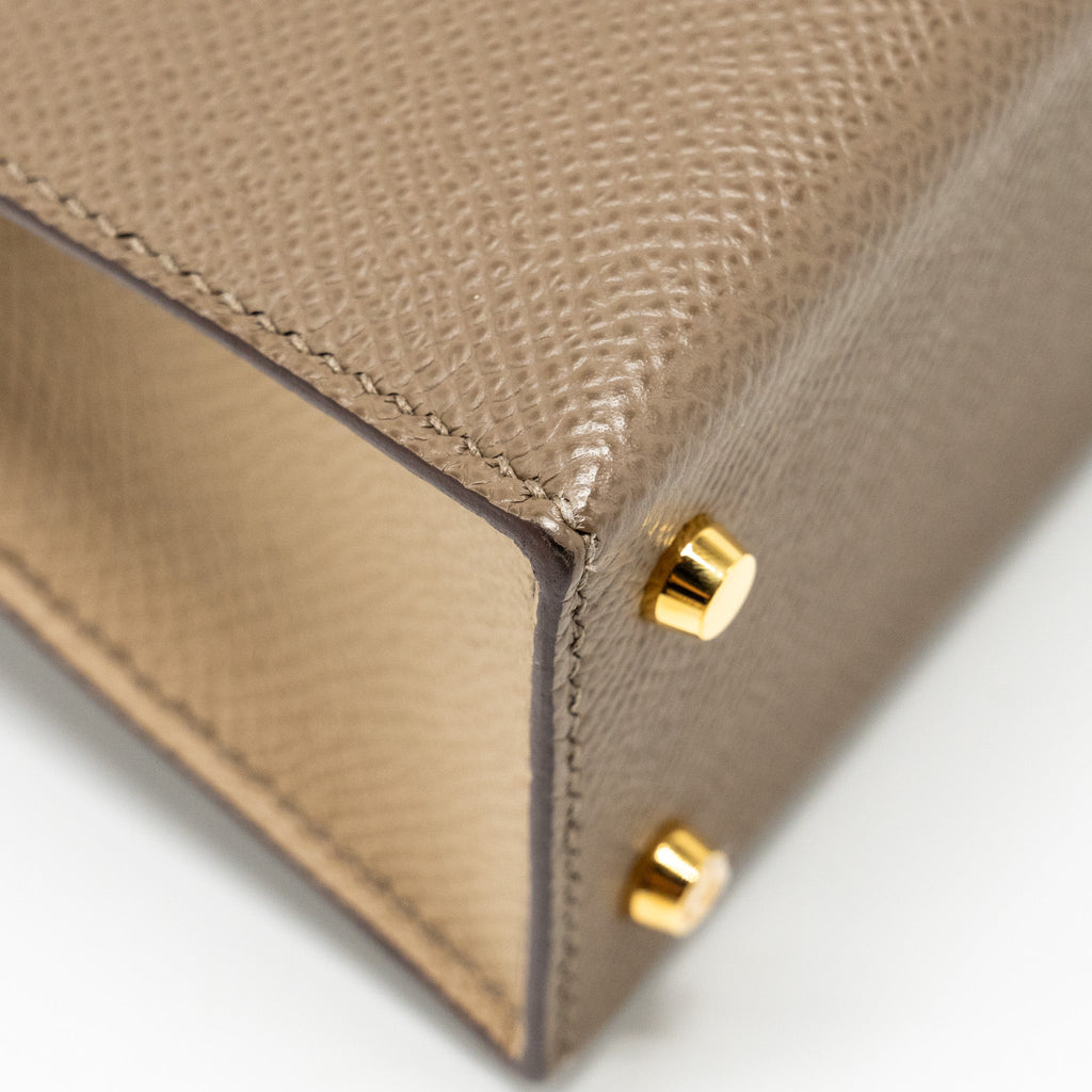 HERMES MINI KELLY II SPECIAL ORDER EPSOM ETOUPE / TRENCH GHW