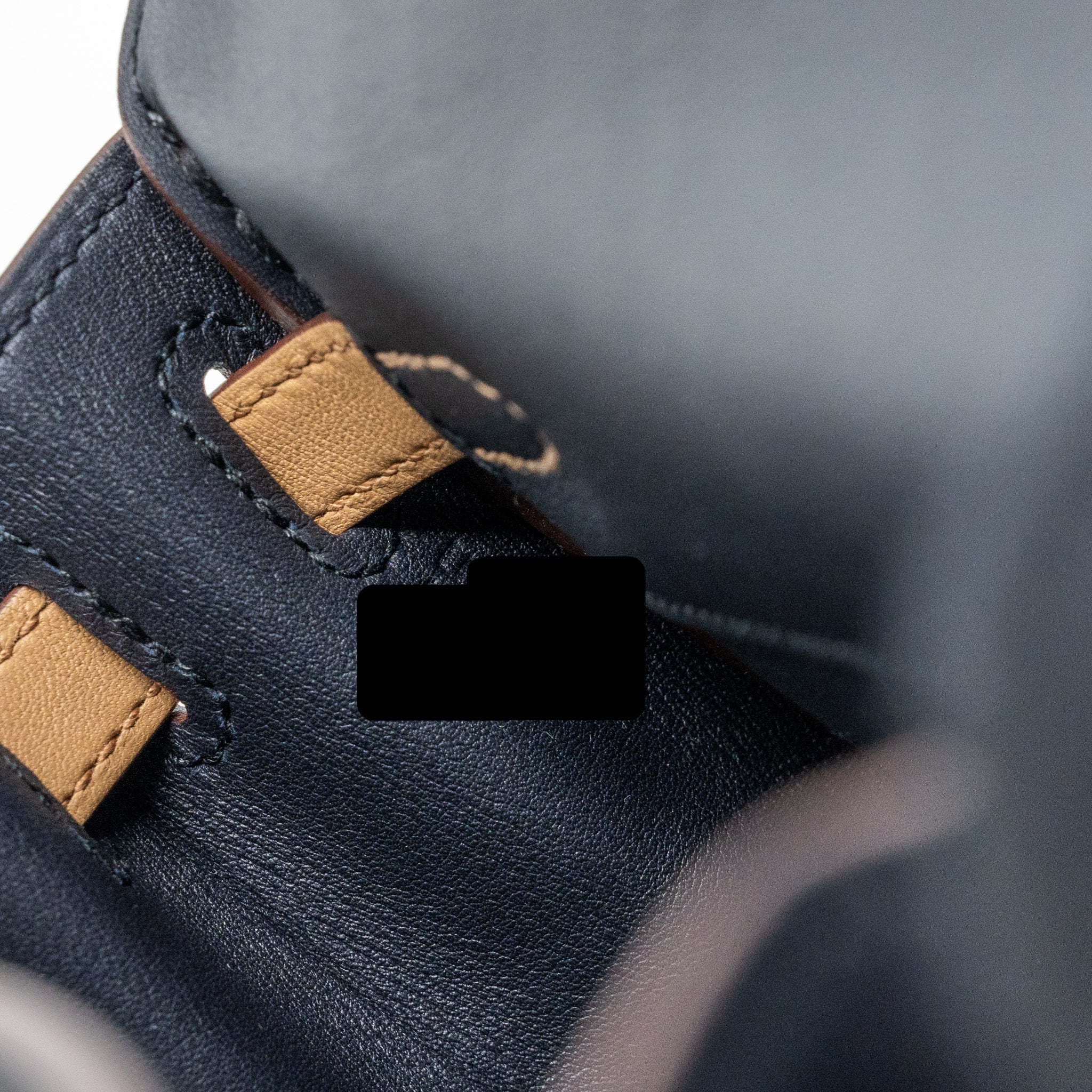 HERMES KELLY COLORMATIC SWIFT BLUE NUIT/CHAI/ETOUPE/GOLD/BLACK SHW