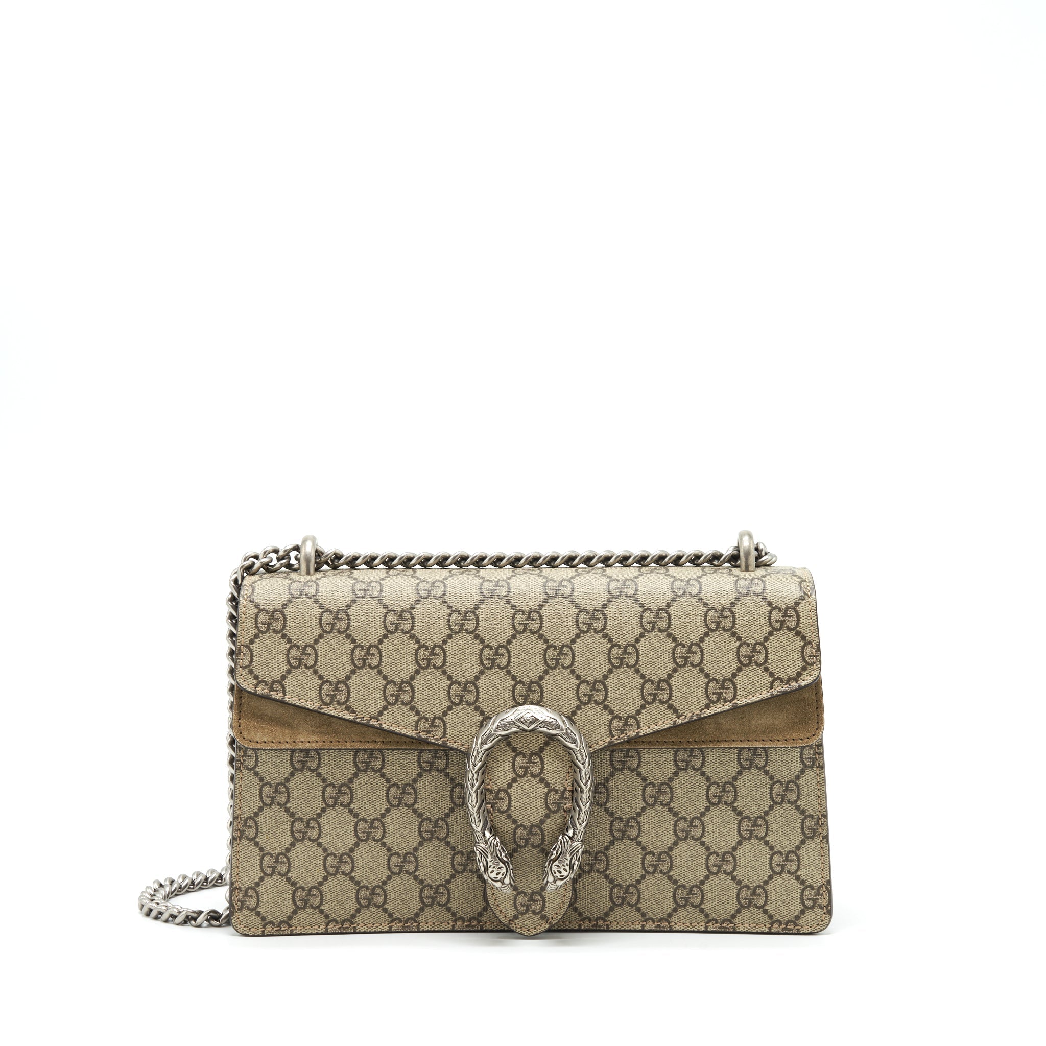 GUCCI DIONYSUS GG SMALL SHOULDER BAG BEIGE