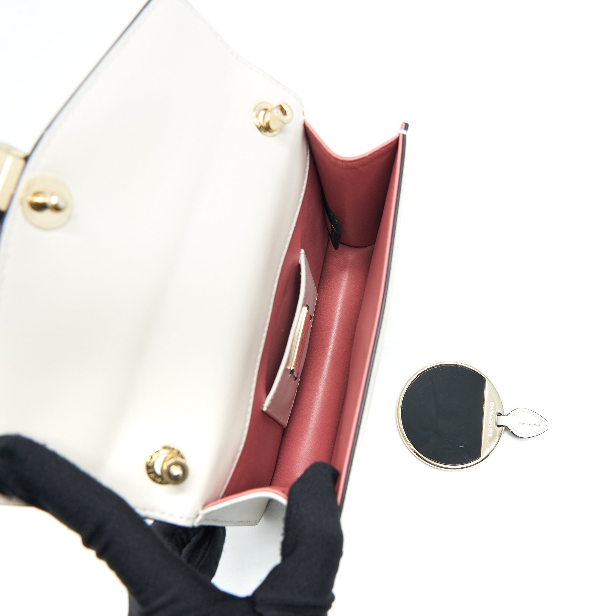 BVLGARI SERPENTI FOREVER CROSSBODY BAG LIMITED EDITION WHITE