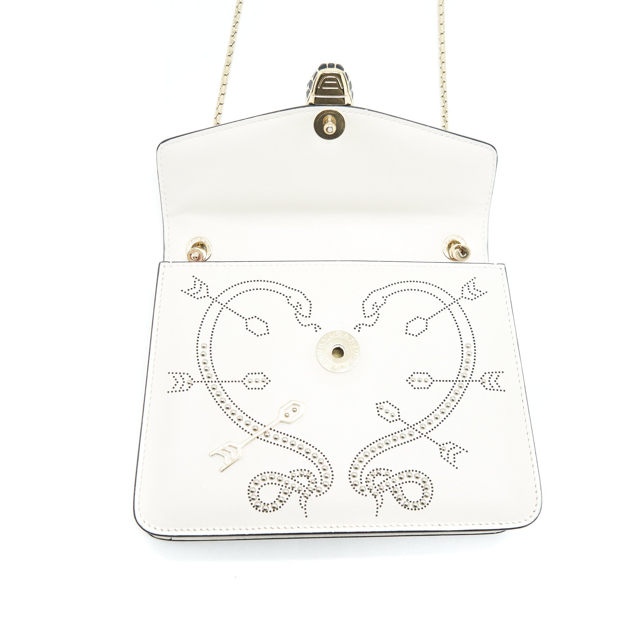 BVLGARI SERPENTI FOREVER CROSSBODY BAG LIMITED EDITION WHITE