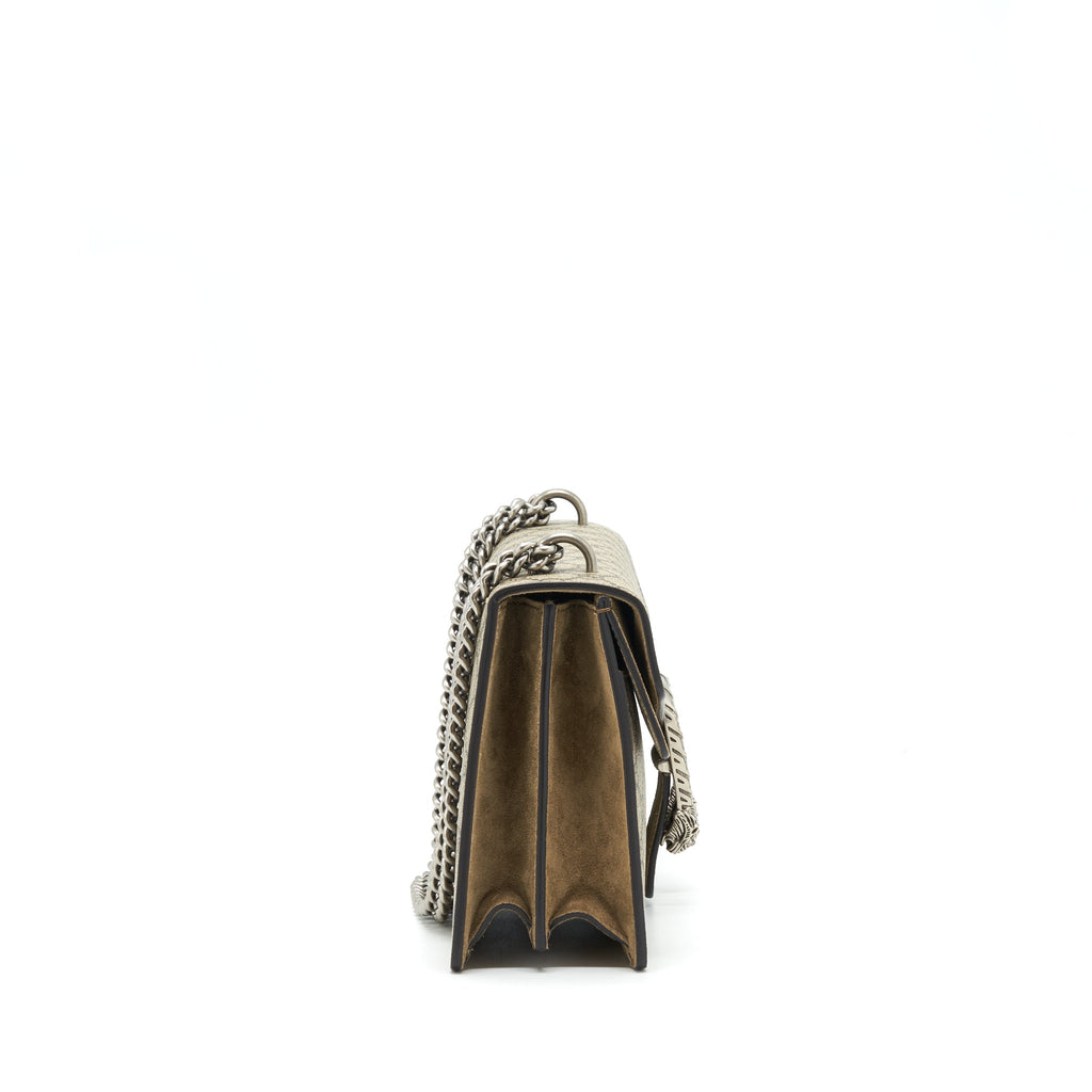 GUCCI DIONYSUS GG SMALL SHOULDER BAG BEIGE