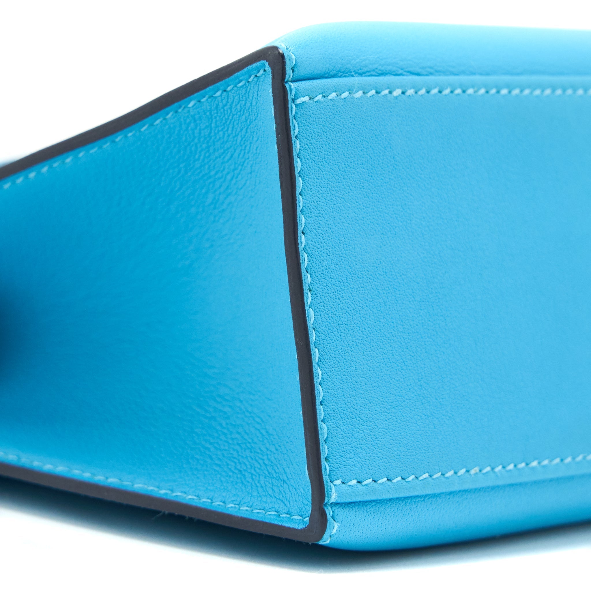 HERMES KELLY POCHETTE SWIFT P3 BLUE DE NORD SHW