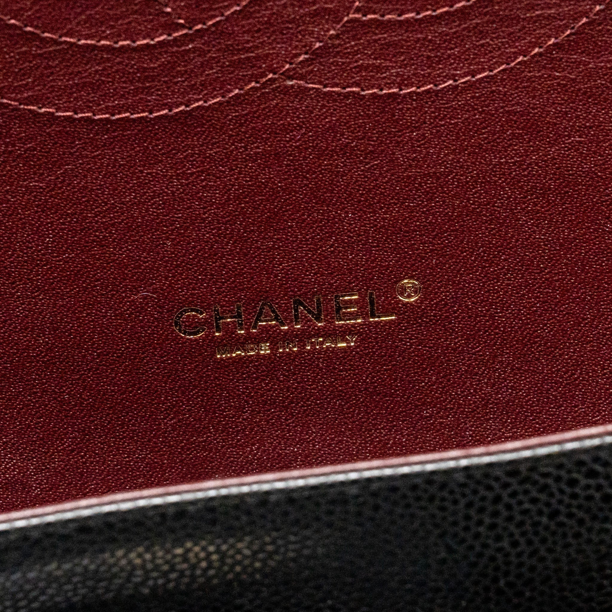 CHANEL MAXI CLASSIC DOUBLE FLAP BAG CAVIAR BLACK GHW