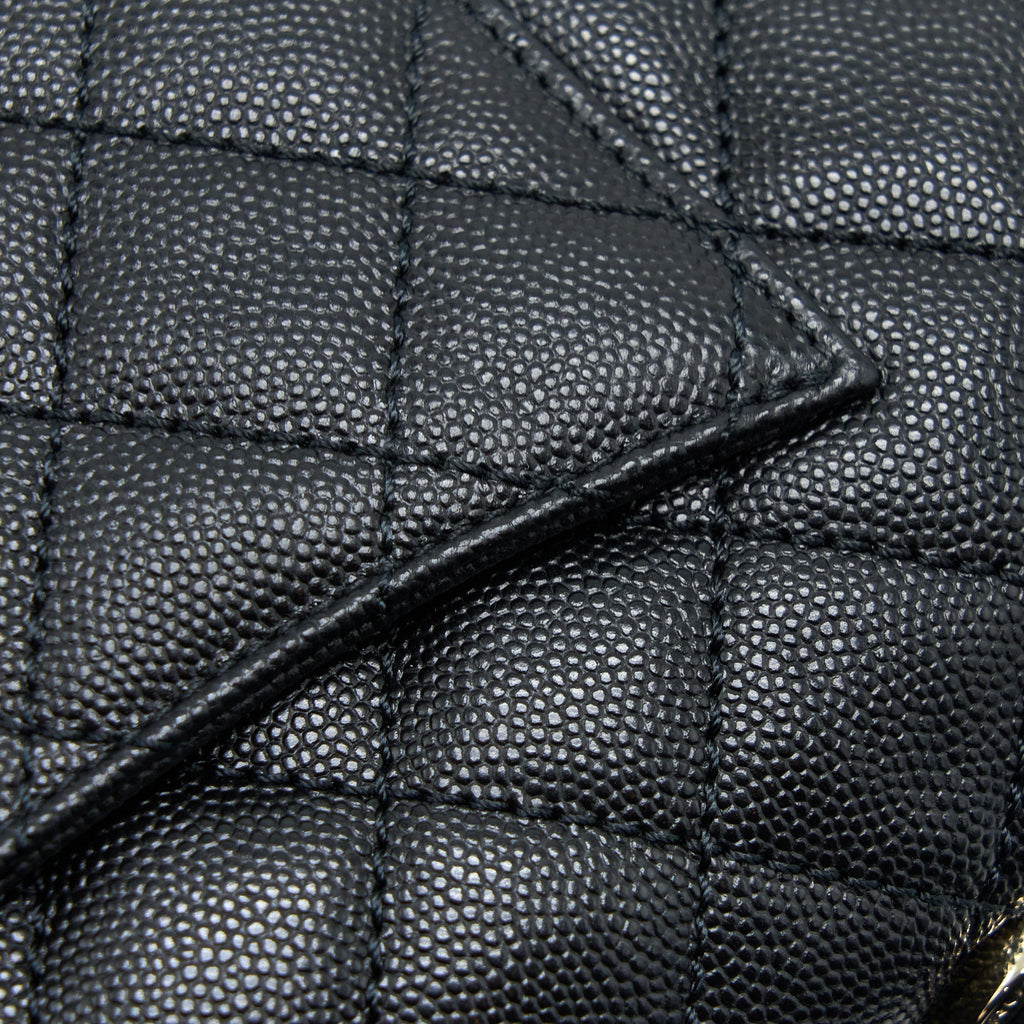 CHANEL SMALL COCO HANDLE CAVIAR BLACK LGHW