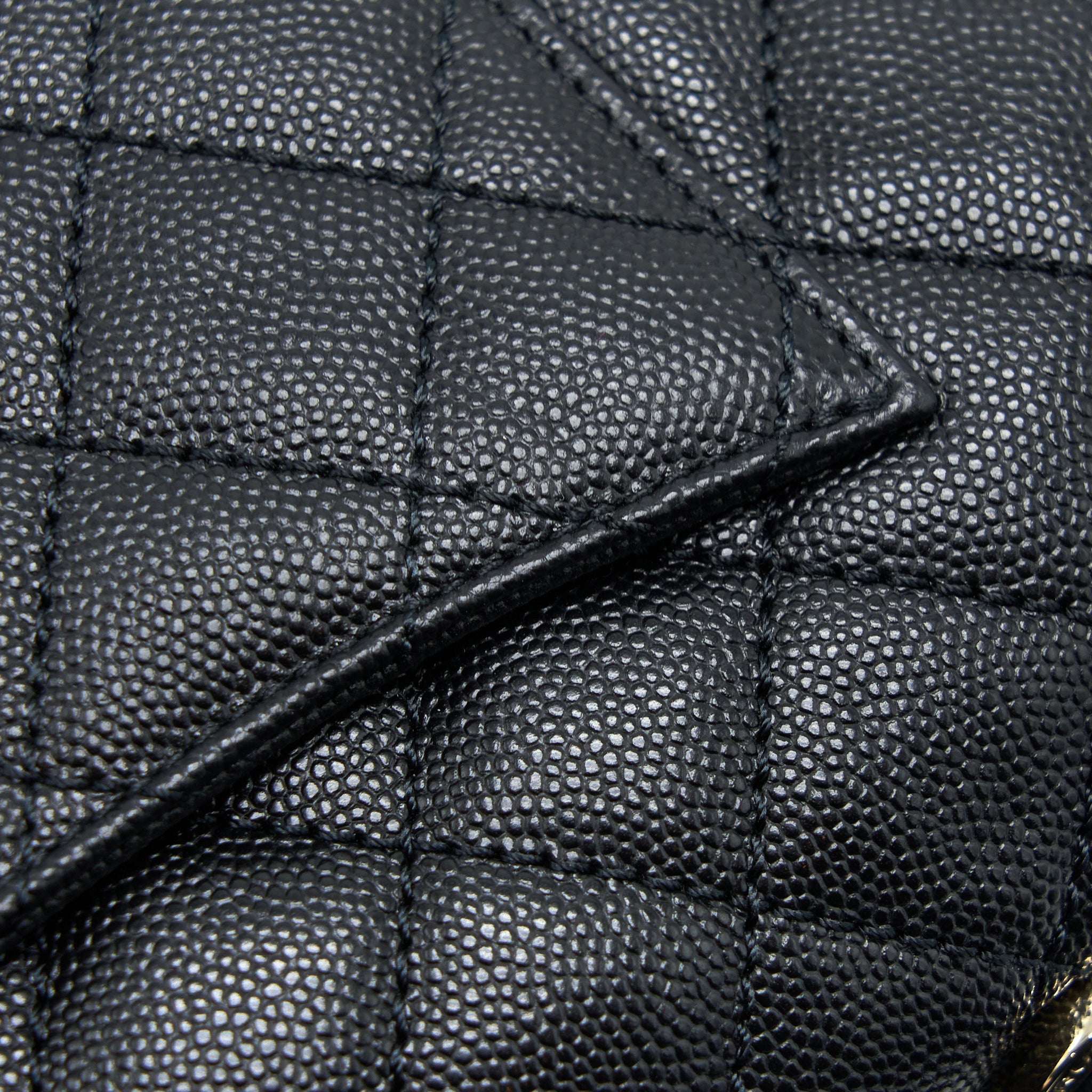 CHANEL SMALL COCO HANDLE CAVIAR BLACK LGHW