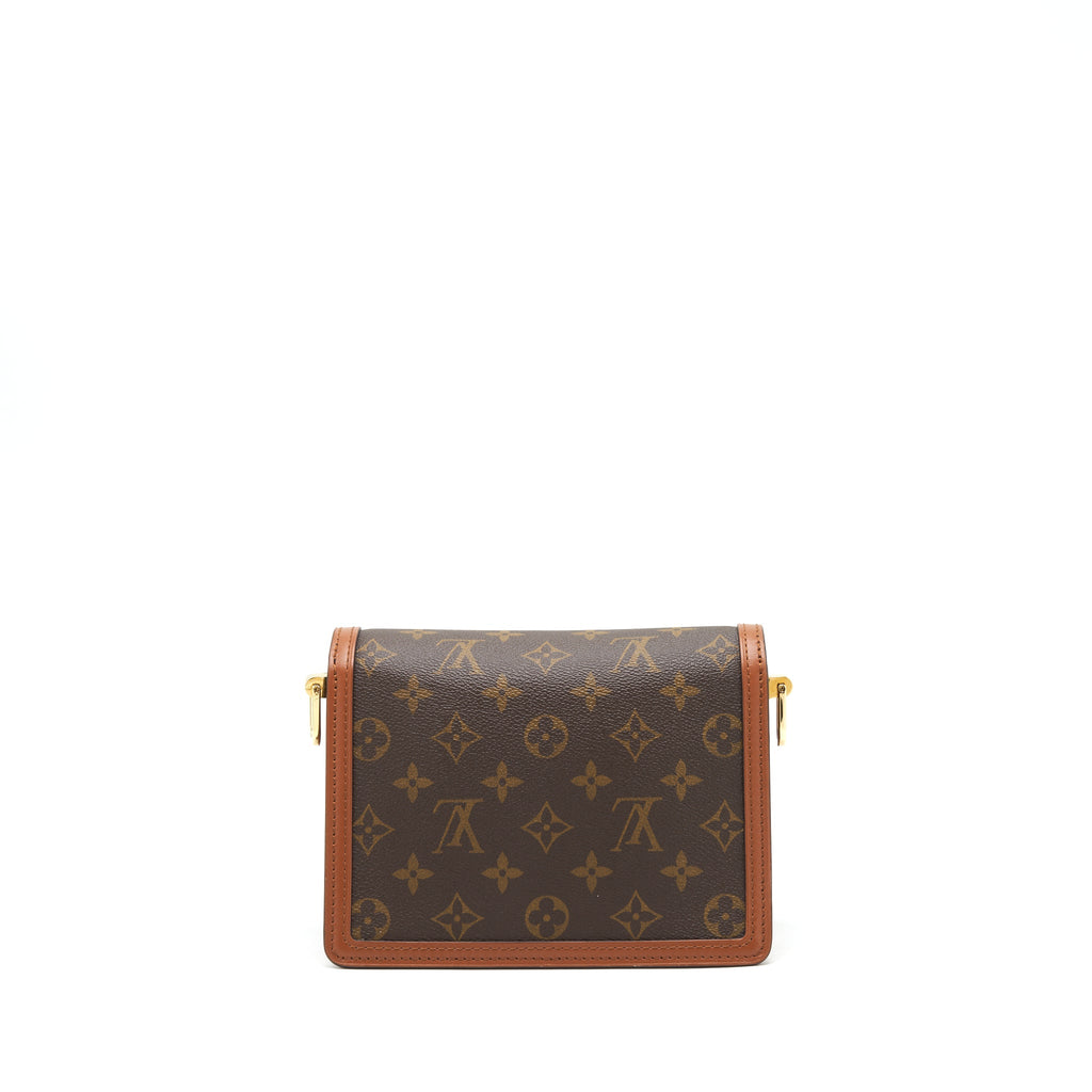 LOUIS VUITTON MINI DAUPHINE MONOGRAM REVERSE CANVAS YEAR 2019