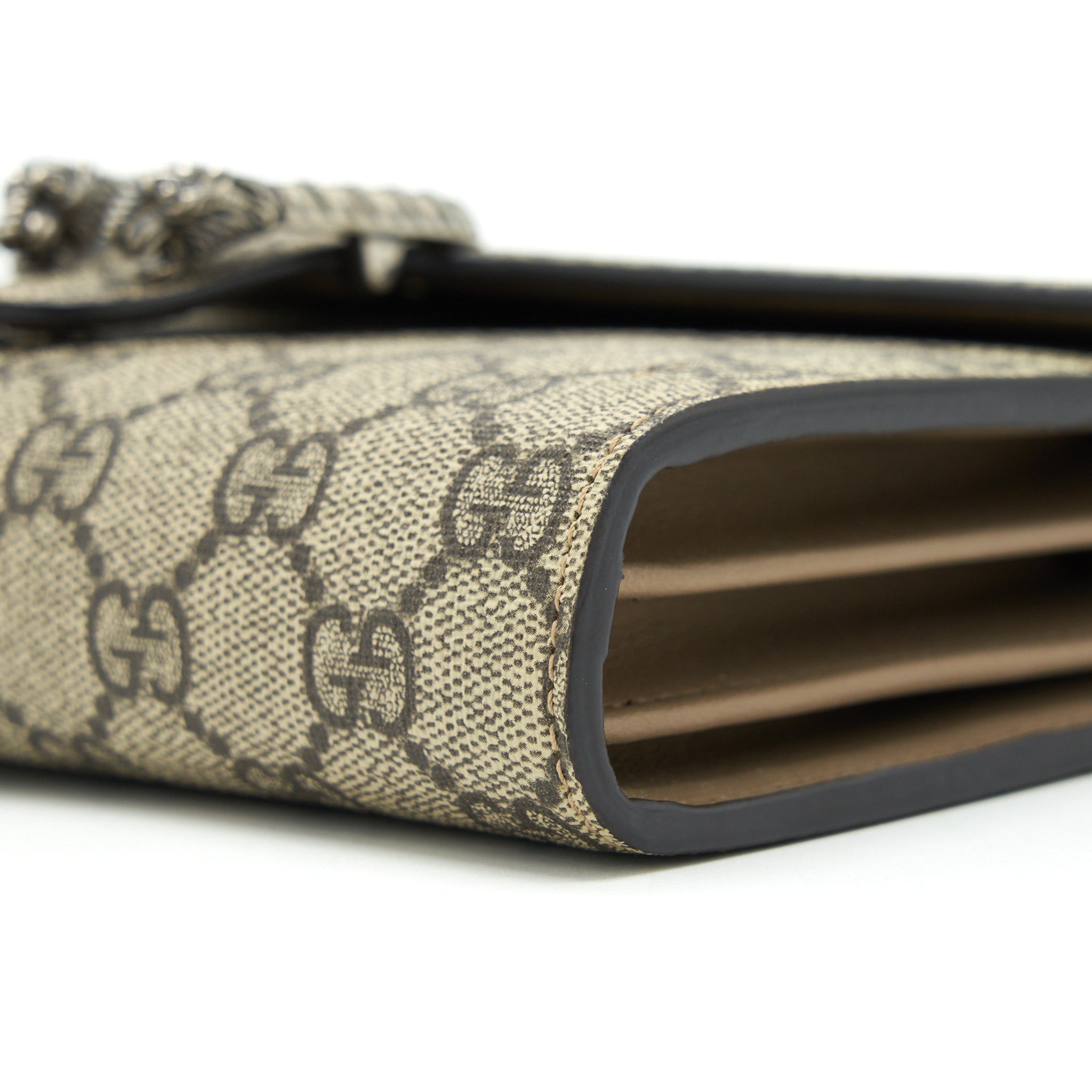 GUCCI DIONYSUS GG SUPREME CHAIN WALLET SHW