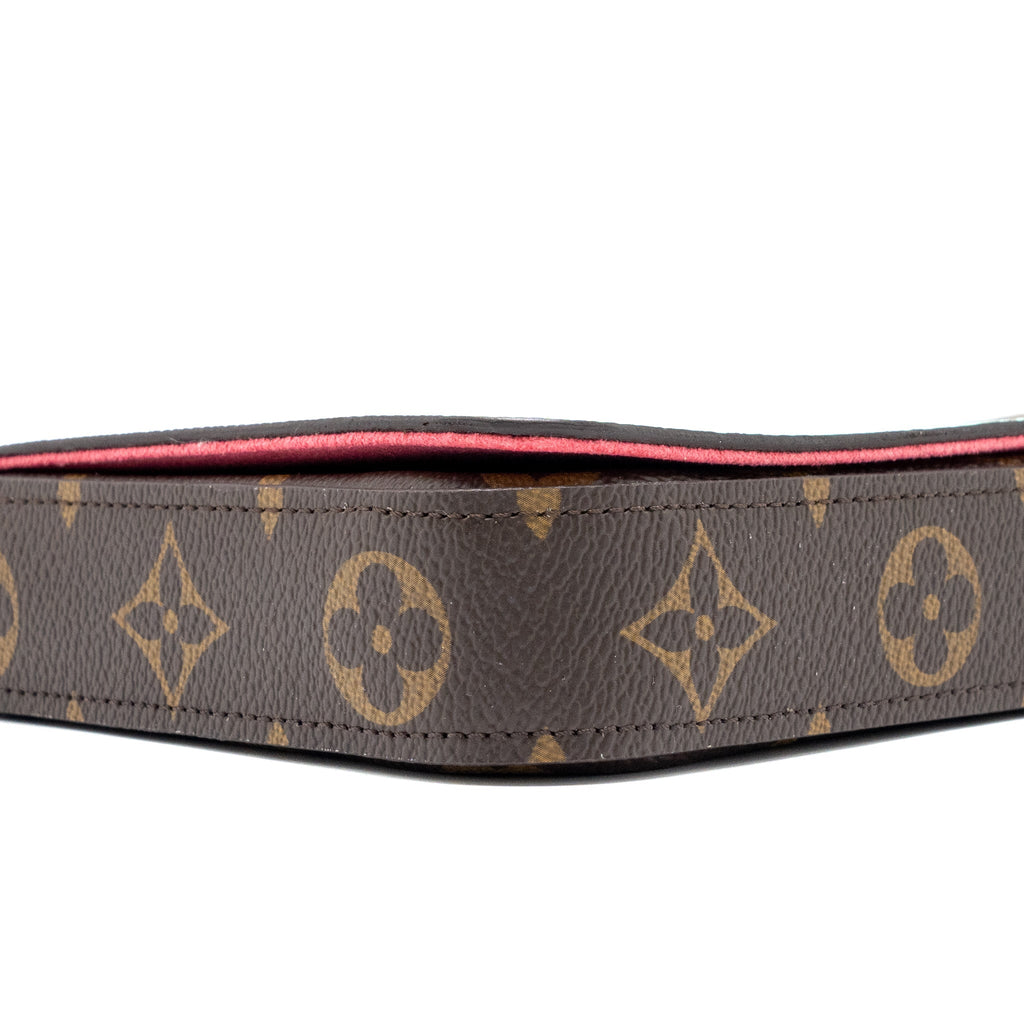 LOUIS VUITTON FELICIE CHRISTMAS LIMITED PRINT MONOGRAM CANVAS MULTICOLOUR GHW