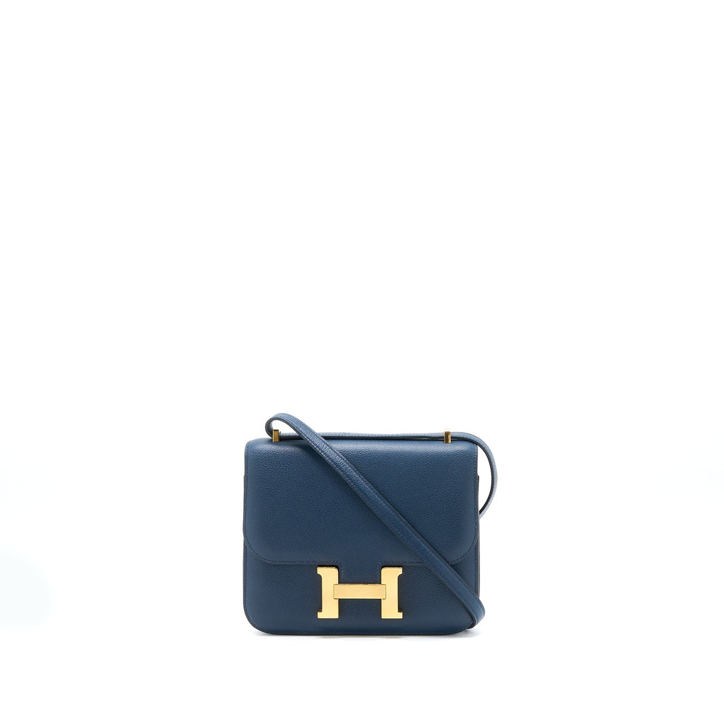HERMES MINI CONSTANCE EVERCOLOR 7L BLUE DE MALTE GHW