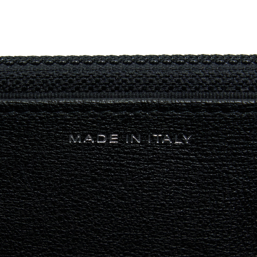 CHANEL 2.55 SO BLACK WALLET ON CHAIN CALFSKIN WITH BLACK HARDWARE