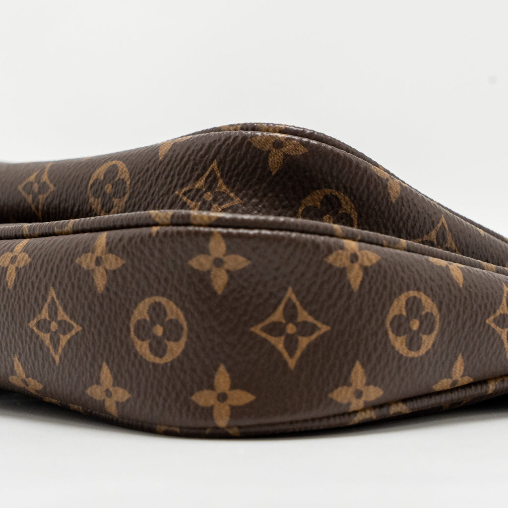 LOUIS VUITTON MULTI POCHETTE ACCESSORIES MONOGRAM CANVAS PINK STRAP GHW