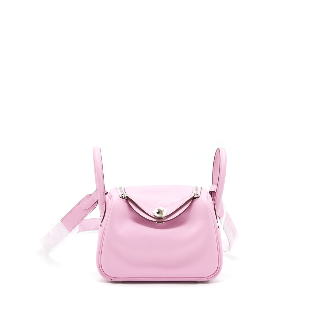 HERMES MINI LINDY SWIFT X9 MAUVE SYLVESTRE SHW
