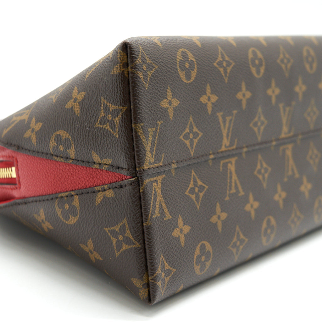 LOUIS VUITTON MONOGRAM CANVAS ALMA B’N’B BAG RED