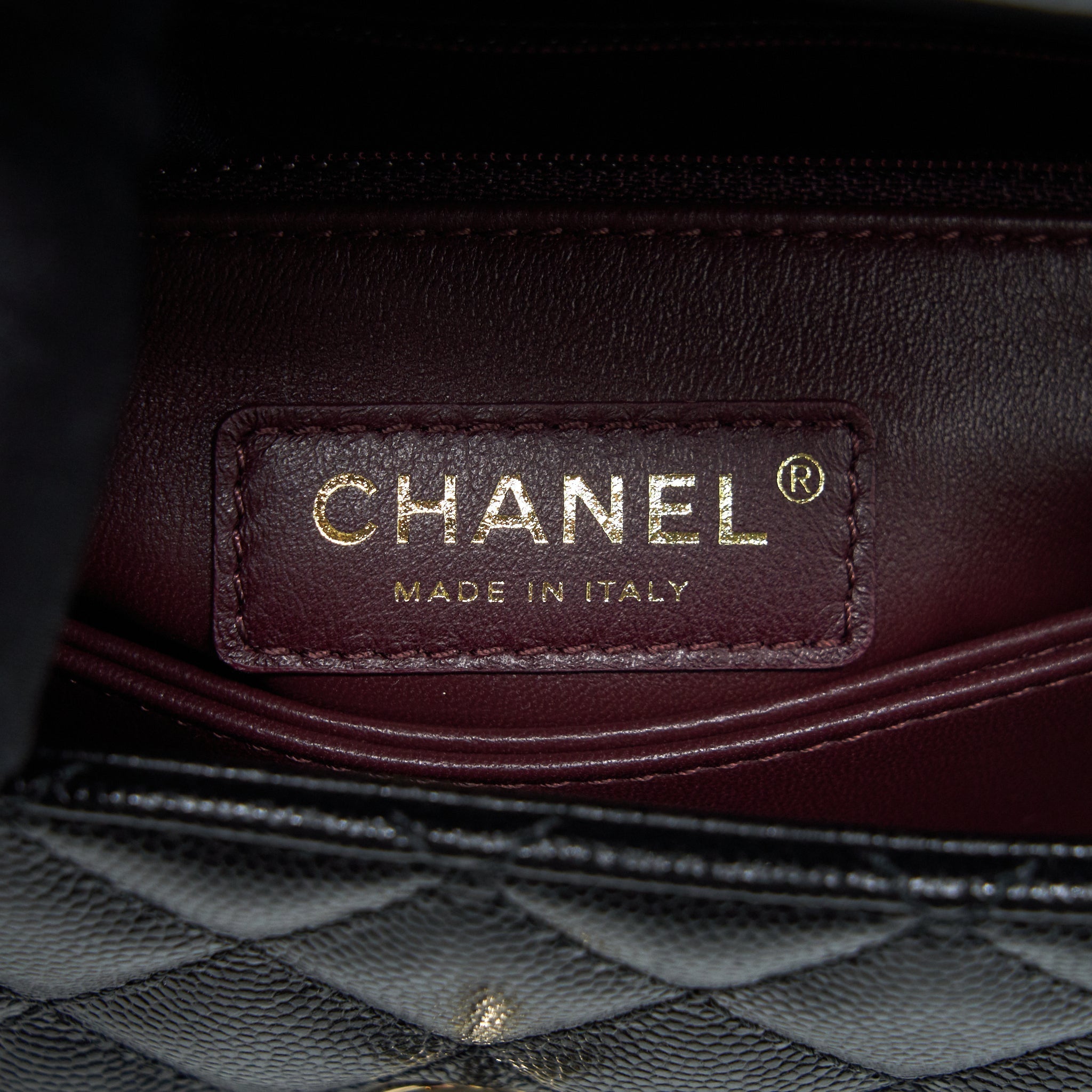 CHANEL SMALL COCO HANDLE 24CM CAVIAR BLACK LGHW EMBOSSED HANDLE (MICROCHIP)
