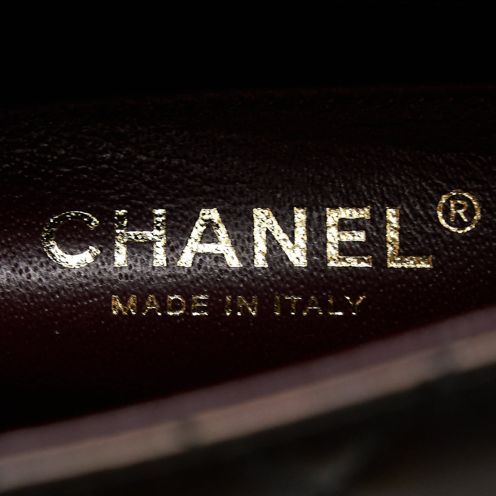 CHANEL SEASONAL FLAP BAG LAMBSKIN BLACK GHW