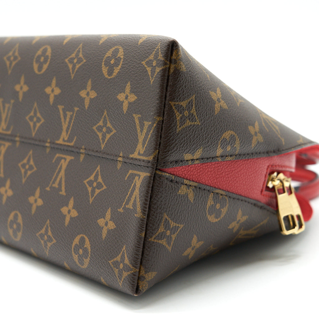 LOUIS VUITTON MONOGRAM CANVAS ALMA B’N’B BAG RED