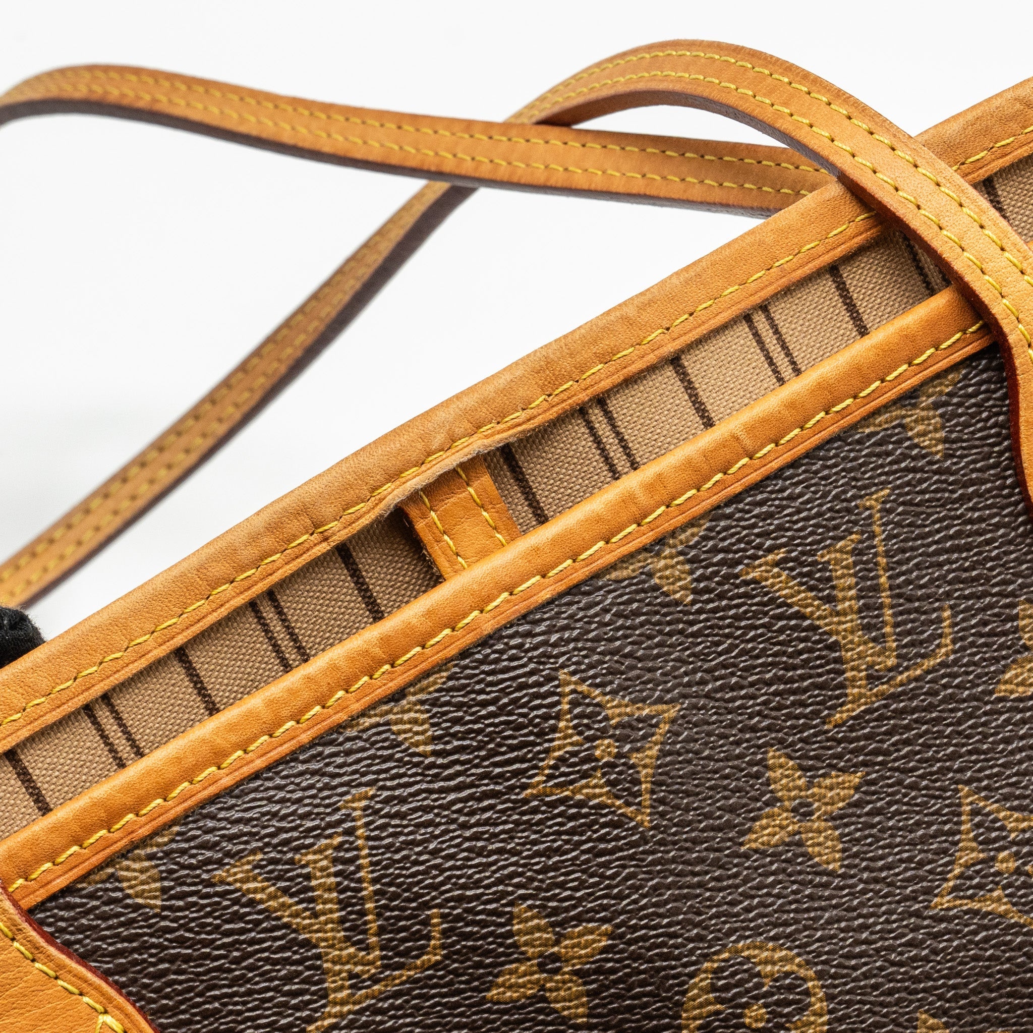 LOUIS VUITTON NEVERFULL MM MONOGRAM CANVAS GHW