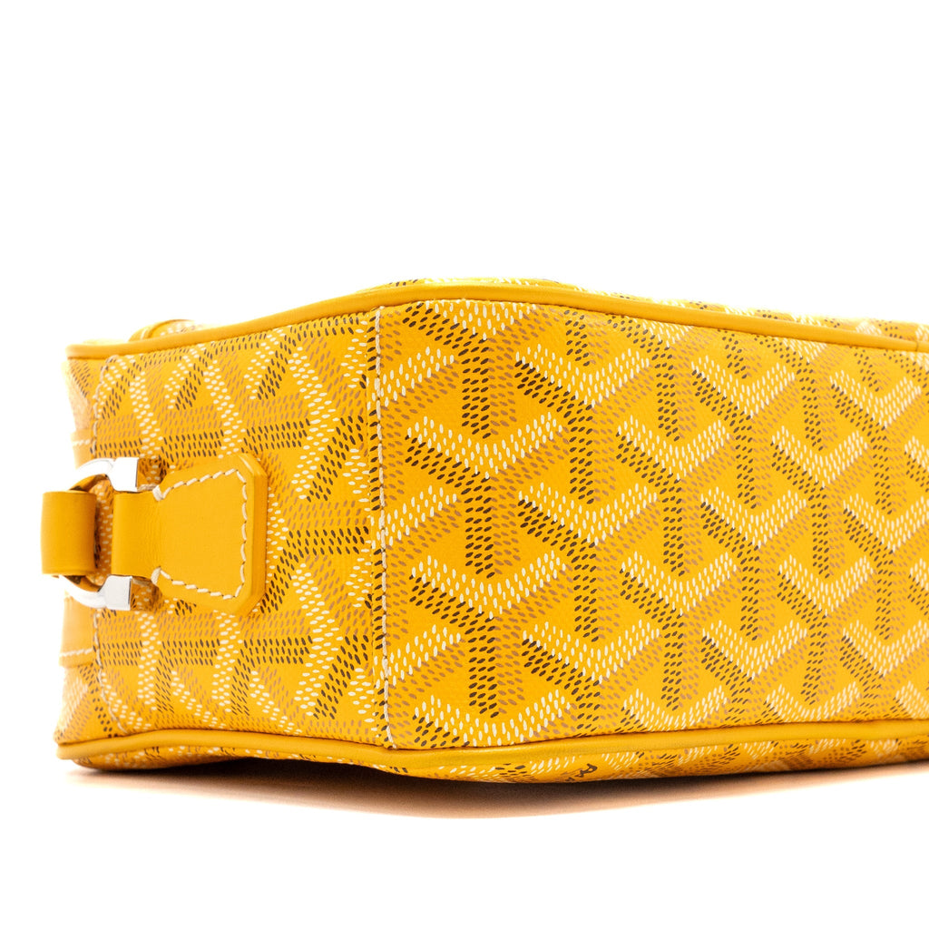 GOYARD CAP VERT PM CROSSBODY BAG GOYARDINE CANVAS YELLOW SHW