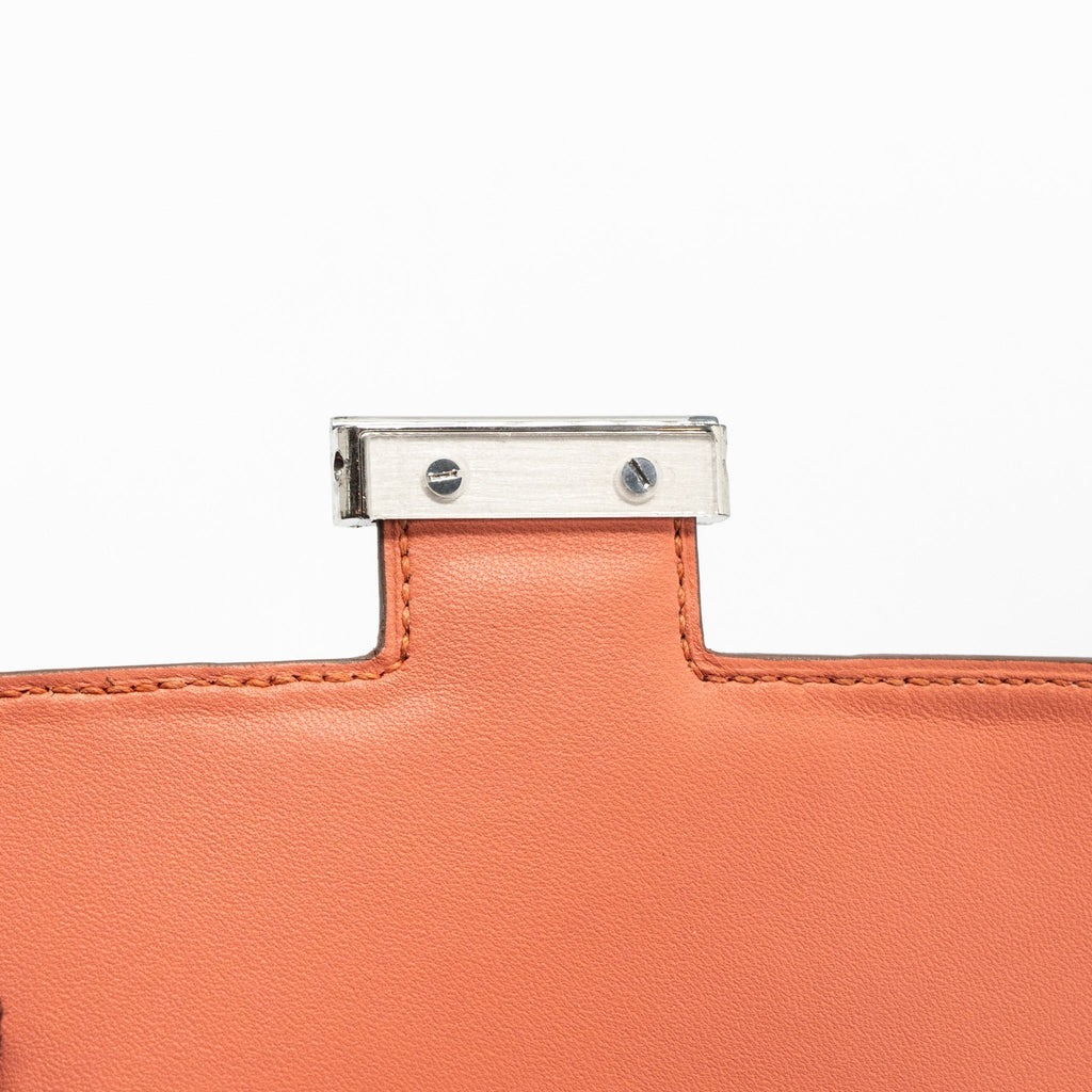HERMES MINI CONSTANCE EPSOM CREVETTE PINK SHW