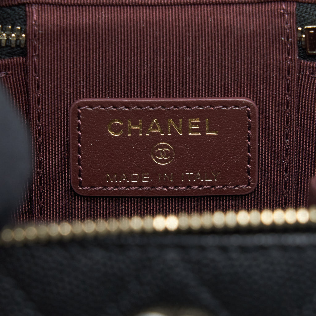 CHANEL MINI VANIFY CHAIN CAVIAR BLACK LGHW