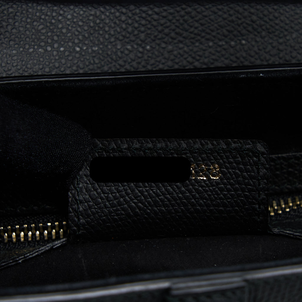 DIOR MEDIUM SADDLE BAG CALFSKIN BLACK GHW