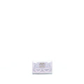 CHANEL 19 FLAP CARD HOLDER CALFSKIN IRIDESCENT LIGHT PURPLE SHW